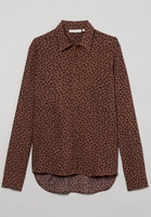 ETERNA LANGARM BLUSE MODERN CLASSIC BRAUN BEDRUCKT