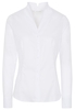 ETERNA LANGARM BLUSE MODERN CLASSIC JAQUARD WEISS STRUKTURIERT