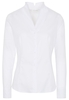 ETERNA LANGARM BLUSE MODERN CLASSIC JAQUARD WEISS STRUKTURIERT