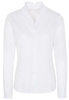 ETERNA LANGARM BLUSE MODERN CLASSIC JAQUARD WEISS STRUKTURIERT