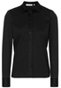 ETERNA LANGARM BLUSE MODERN CLASSIC JERSEY SCHWARZ UNIFARBEN