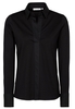 ETERNA LANGARM BLUSE MODERN CLASSIC JERSEY SCHWARZ UNIFARBEN