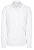ETERNA LANGARM BLUSE MODERN CLASSIC POPELINE WEISS UNIFARBEN