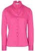 ETERNA LANGARM BLUSE MODERN CLASSIC SATINBINDUNG PINK UNIFARBEN