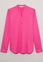 ETERNA LANGARM BLUSE MODERN CLASSIC SATINBINDUNG PINK UNIFARBEN