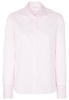 ETERNA LANGARM BLUSE MODERN CLASSIC SATINBINDUNG ROSA UNIFARBEN
