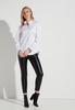 ETERNA LANGARM BLUSE MODERN CLASSIC SATINBINDUNG WEISS UNIFARBEN