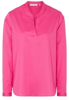 ETERNA LANGARM BLUSE MODERN CLASSIC SATINGEWEBE PINK UNIFARBEN
