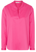 ETERNA LANGARM BLUSE MODERN CLASSIC SATINGEWEBE PINK UNIFARBEN