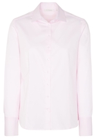 ETERNA LANGARM BLUSE MODERN CLASSIC SATINGEWEBE ROSA UNIFARBEN