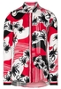 ETERNA LANGARM BLUSE MODERN CLASSIC SATINGEWEBE ROT/SCHWARZ BEDRUCKT