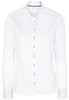 ETERNA LANGARM BLUSE MODERN CLASSIC SATINGEWEBE WEISS UNIFARBEN