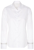 ETERNA LANGARM BLUSE MODERN CLASSIC SATINGEWEBE WEISS UNIFARBEN