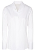 ETERNA LANGARM BLUSE MODERN CLASSIC SATINGEWEBE WEISS UNIFARBEN