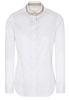 ETERNA LANGARM BLUSE MODERN CLASSIC SATINGEWEBE WEISS UNIFARBEN