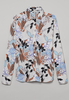 ETERNA LANGARM BLUSE MODERN CLASSIC SATINGEWEBE WEISS/BUNT BEDRUCKT