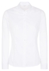 ETERNA LANGARM BLUSE MODERN CLASSIC SLIM FIT CHAMBRAY WEISS UNIFARBEN