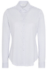 ETERNA LANGARM BLUSE MODERN CLASSIC SLIM FIT JERSEY MARINE/WEISS