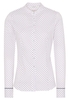 ETERNA LANGARM BLUSE MODERN CLASSIC SLIM FIT JERSEY ROT/BLAU BEDRUCKT