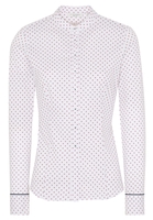 ETERNA LANGARM BLUSE MODERN CLASSIC SLIM FIT JERSEY ROT/BLAU BEDRUCKT