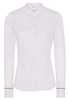 ETERNA LANGARM BLUSE MODERN CLASSIC SLIM FIT JERSEY ROT/BLAU BEDRUCKT