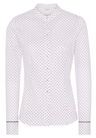 ETERNA LANGARM BLUSE MODERN CLASSIC SLIM FIT JERSEY ROT/BLAU BEDRUCKT