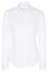 ETERNA LANGARM BLUSE MODERN CLASSIC SLIM FIT JERSEY WEISS UNIFARBEN