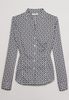 ETERNA LANGARM BLUSE MODERN CLASSIC SLIM FIT SATINBINDUNG