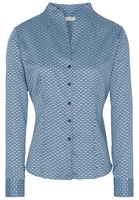 ETERNA LANGARM BLUSE MODERN CLASSIC SLIM FIT SATINBINDUNG