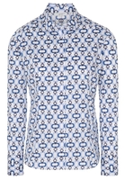 ETERNA LANGARM BLUSE MODERN CLASSIC SLIM FIT SATINGEWEBE