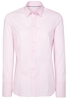 ETERNA LANGARM BLUSE MODERN CLASSIC STRETCH ROSE/WEISS GESTREIFT