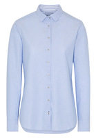 ETERNA LANGARM BLUSE MODERN CLASSIC UPCYCLING SHIRT OXFORD HELLBLAU