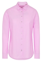 ETERNA LANGARM BLUSE MODERN CLASSIC UPCYCLING SHIRT OXFORD ROSA