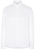 ETERNA LANGARM BLUSE MODERN CLASSIC UPCYCLING SHIRT OXFORD WEISS