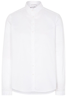 ETERNA LANGARM BLUSE MODERN CLASSIC UPCYCLING SHIRT OXFORD WEISS