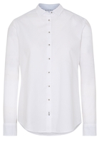 ETERNA LANGARM BLUSE MODERN CLASSIC UPCYCLING SHIRT OXFORD WEISS