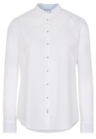 ETERNA LANGARM BLUSE MODERN CLASSIC UPCYCLING SHIRT OXFORD WEISS