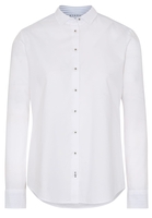 ETERNA LANGARM BLUSE MODERN CLASSIC UPCYCLING SHIRT OXFORD WEISS
