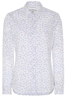 ETERNA LANGARM BLUSE MODERN CLASSIC UPCYCLING SHIRT OXFORD WEISS