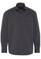 ETERNA LANGARM HEMD COMFORT FIT ANTHRAZIT GESTREIFT