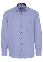 ETERNA LANGARM HEMD COMFORT FIT BLAU STRUKTURIERT