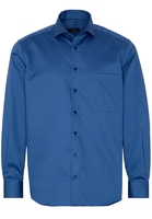 ETERNA LANGARM HEMD COMFORT FIT BLAU STRUKTURIERT