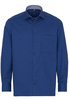 ETERNA LANGARM HEMD COMFORT FIT BLAU STRUKTURIERT