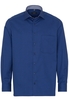 ETERNA LANGARM HEMD COMFORT FIT BLAU STRUKTURIERT