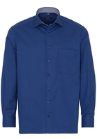 ETERNA LANGARM HEMD COMFORT FIT BLAU STRUKTURIERT