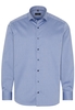 ETERNA LANGARM HEMD COMFORT FIT BLAU STRUKTURIERT