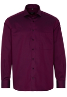 ETERNA LANGARM HEMD COMFORT FIT BORDEAUX STRUKTURIERT