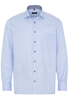 ETERNA LANGARM HEMD COMFORT FIT HELLBLAU STRUKTURIERT
