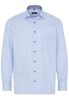 ETERNA LANGARM HEMD COMFORT FIT HELLBLAU STRUKTURIERT