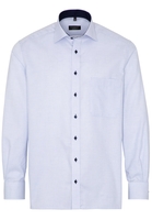ETERNA LANGARM HEMD COMFORT FIT HELLBLAU STRUKTURIERT